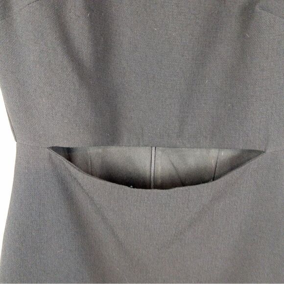 Rubber Ducky Productions Womens Black Cutout Front Mini Dress Size Medium - Picture 4 of 9